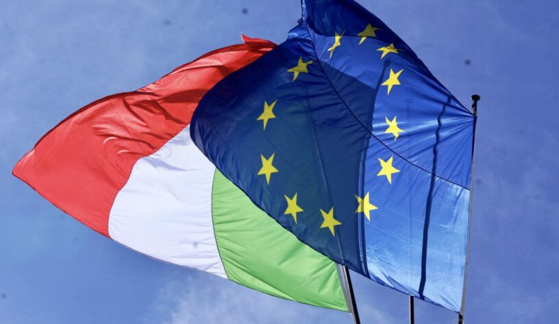 bandiere-italia-unione-europea