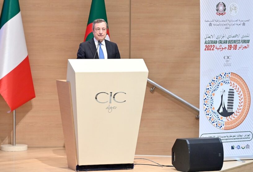 presidente-Draghi-business-forum-Italia-Algeria