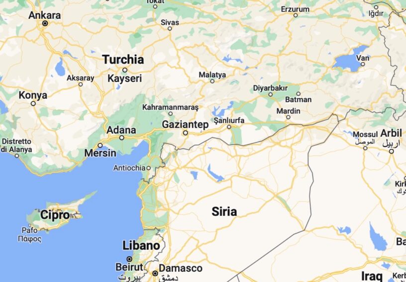 Turchia-Siria-Google-Maps